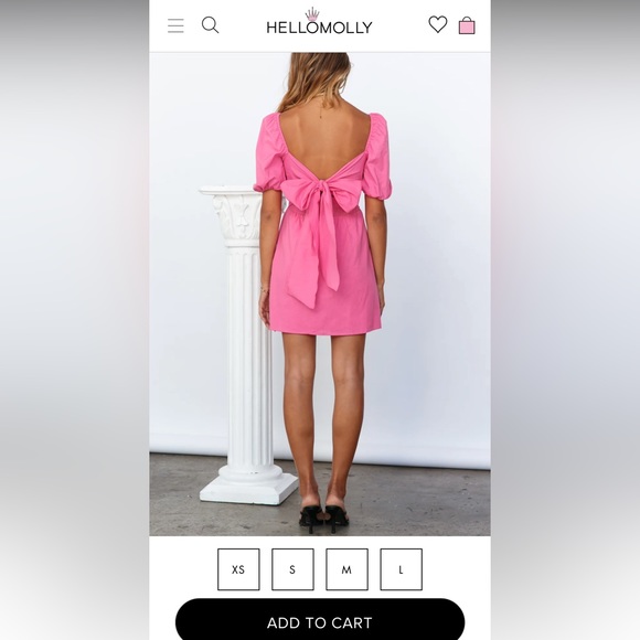 selling hello molly hot pink prove yourself mini dress - Picture 2 of 2
